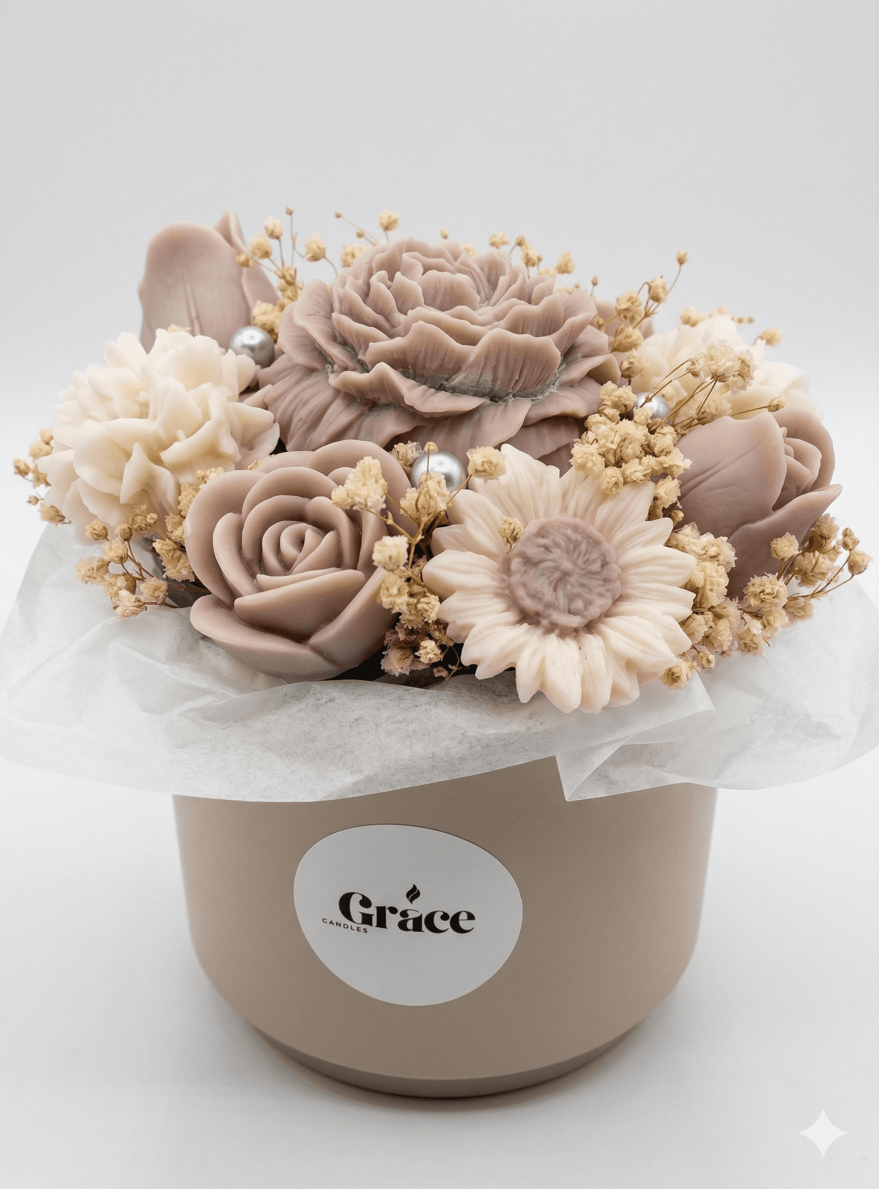 Création florale Grace Candles